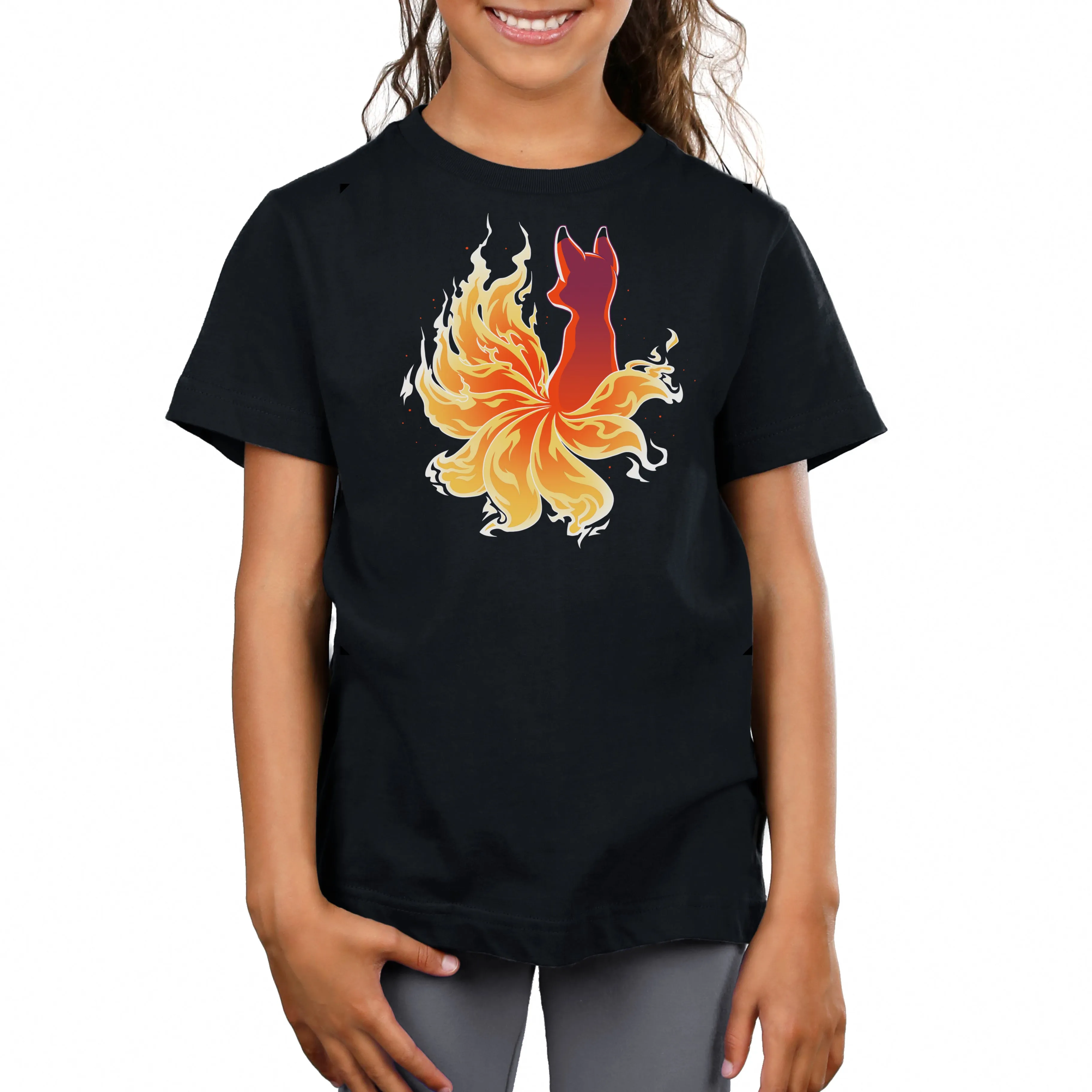Fire Kitsune sold by Teeturtle product image thumbnail 5