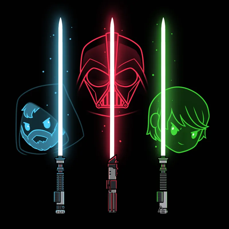 Obi Wan Kenobi, Darth Vader & Luke Skywalker sold by Teeturtle
