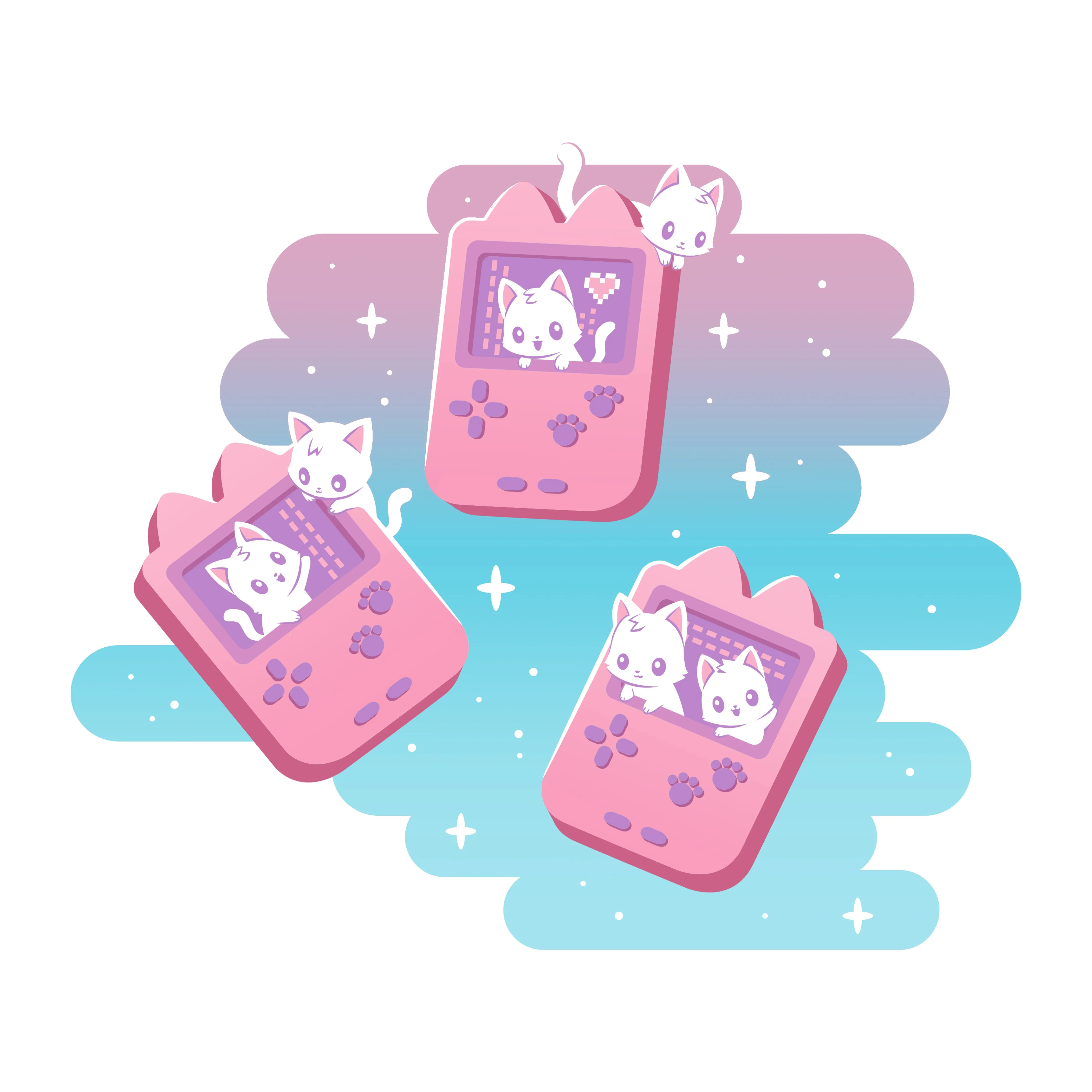 Gaming Kitties sold by Teeturtle