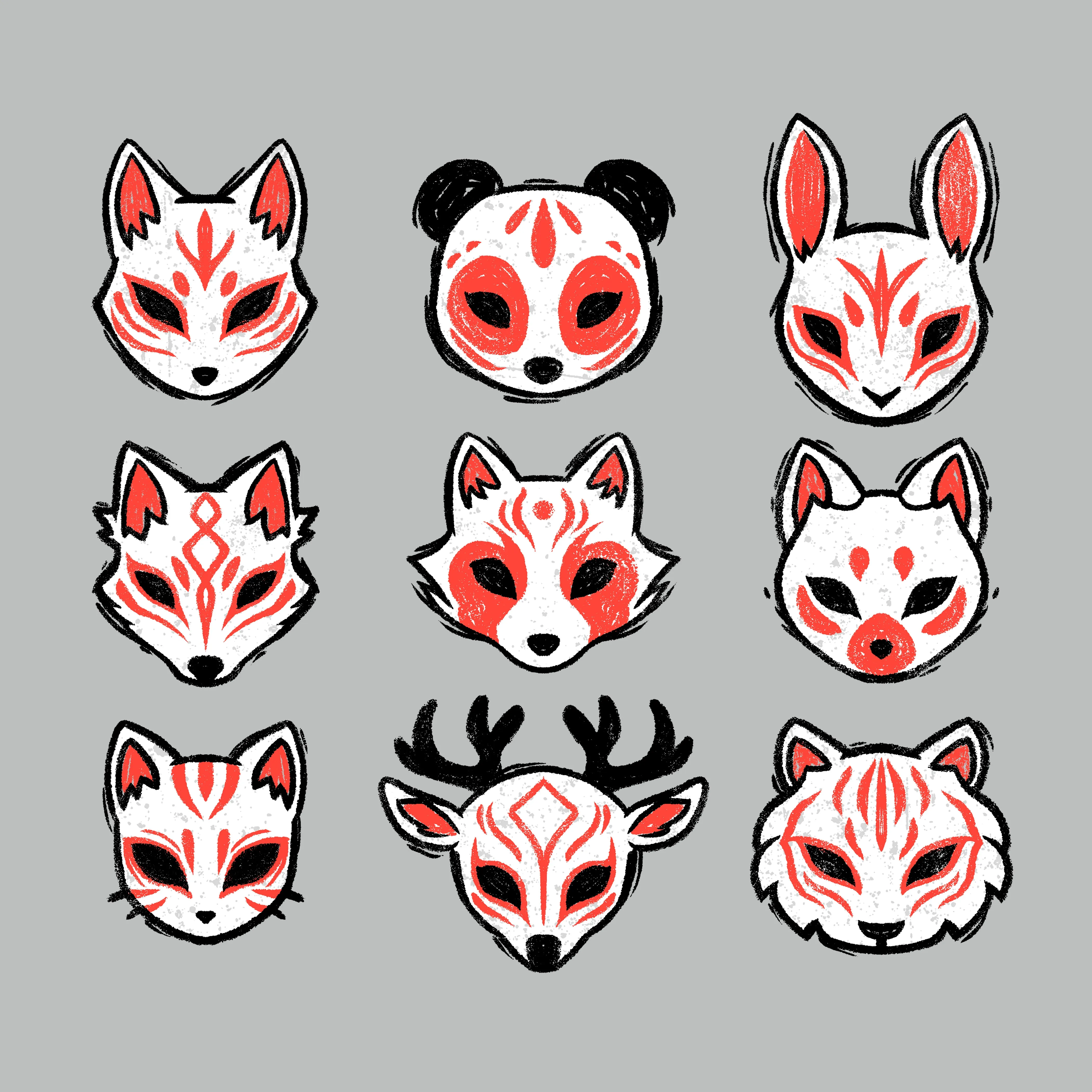 Animal Masks sold by Teeturtle