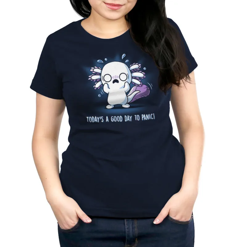 Today's a Good Day to Panic! sold by Teeturtle product image thumbnail 4