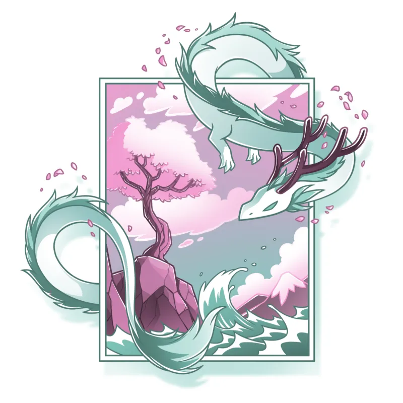Spring Blossom Dragon sold by Teeturtle