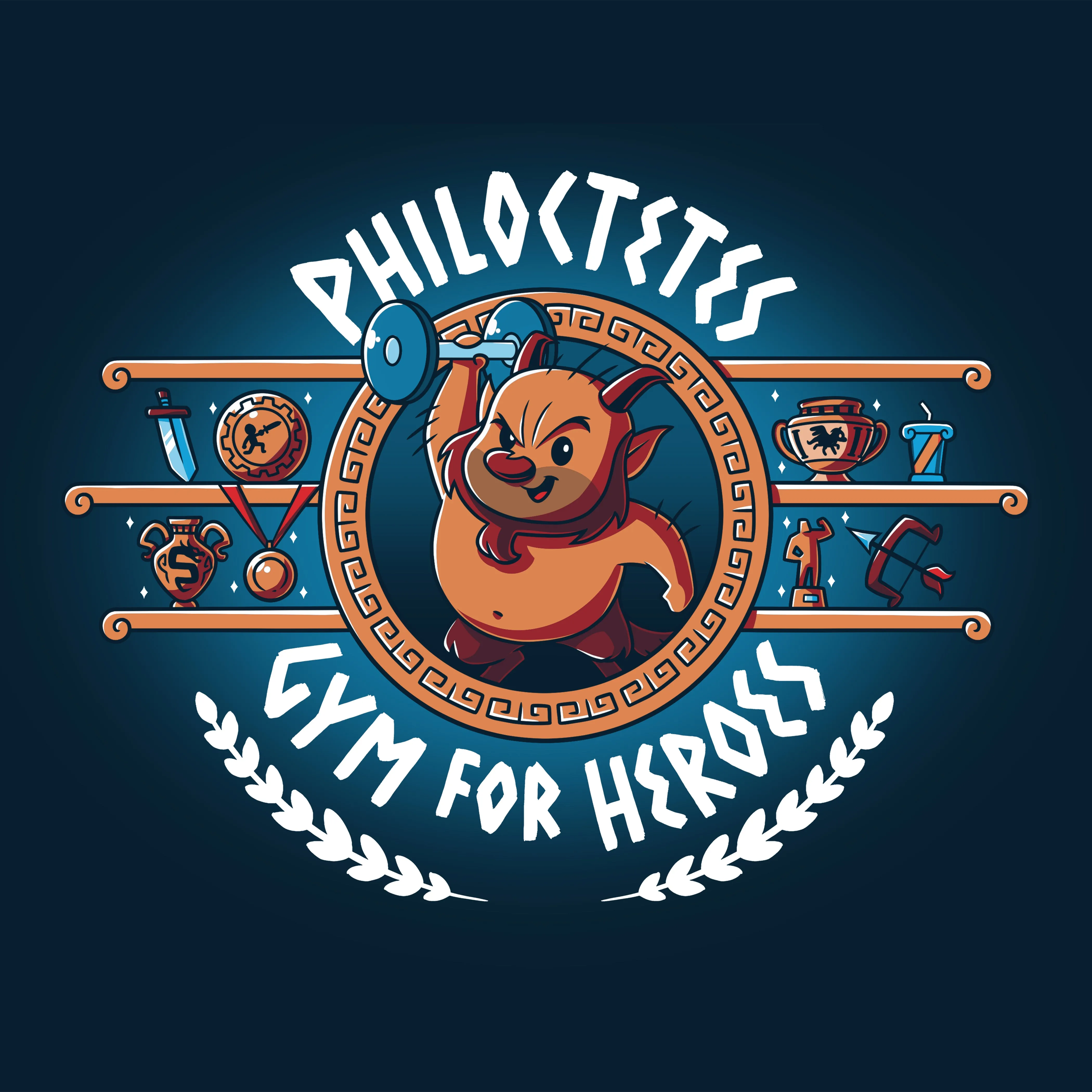 Philoctetes Gym For Heroes sold by Teeturtle