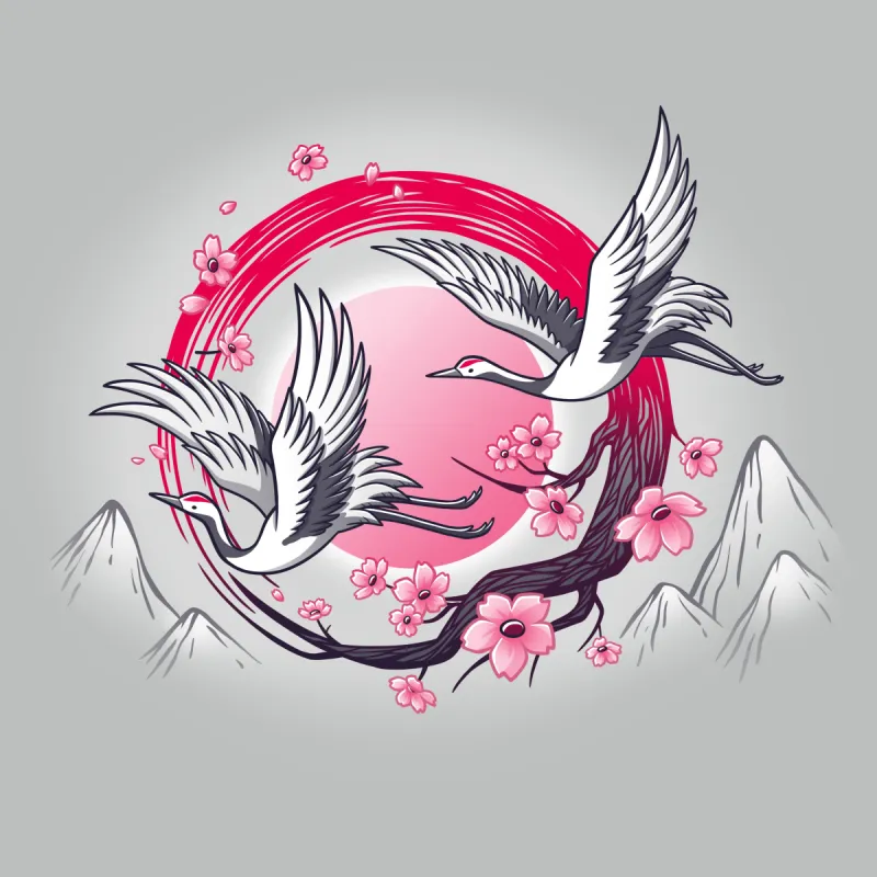 Red-Crowned Cranes sold by Teeturtle