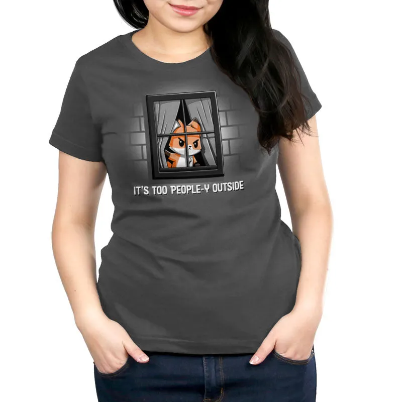 It's Too People-y Outside sold by Teeturtle product image thumbnail 4