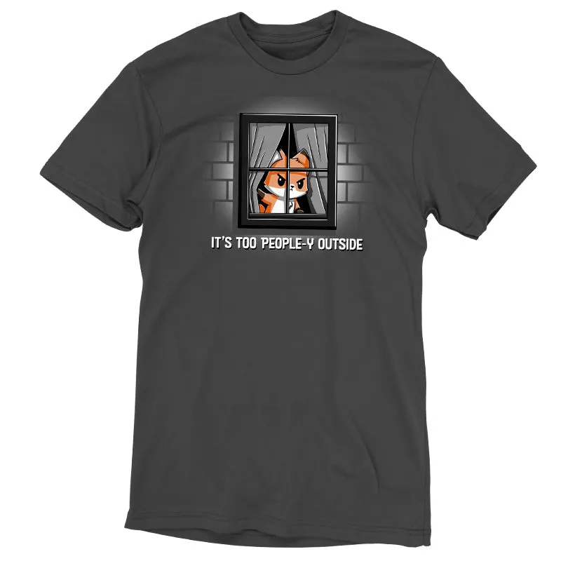 It's Too People-y Outside sold by Teeturtle product image thumbnail 2