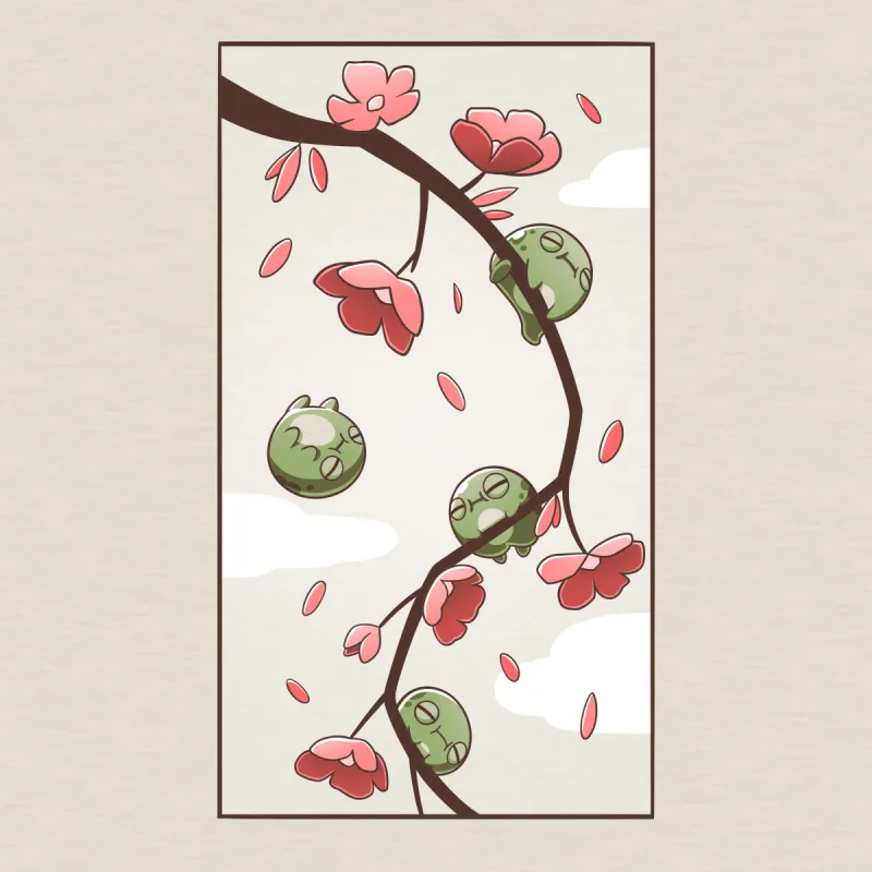 Cherry Blossom Frogs sold by Teeturtle