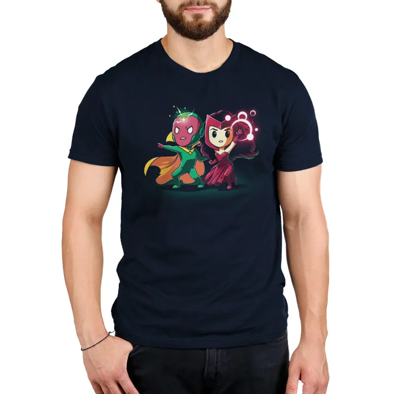 Vision and Scarlet Witch sold by Teeturtle product image thumbnail 3