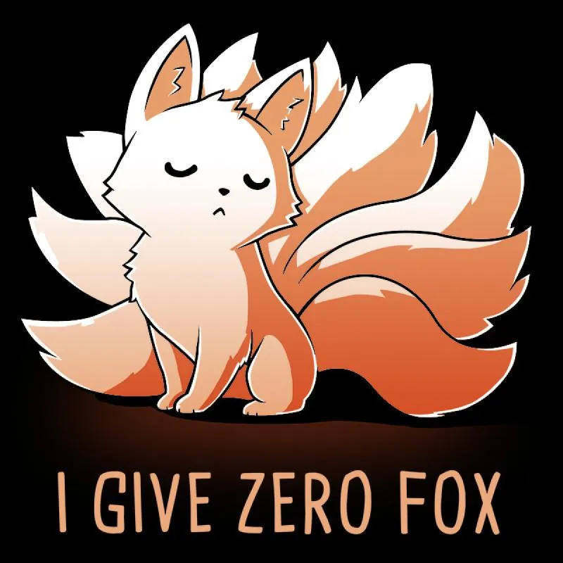 I Give Zero Fox sold by Teeturtle