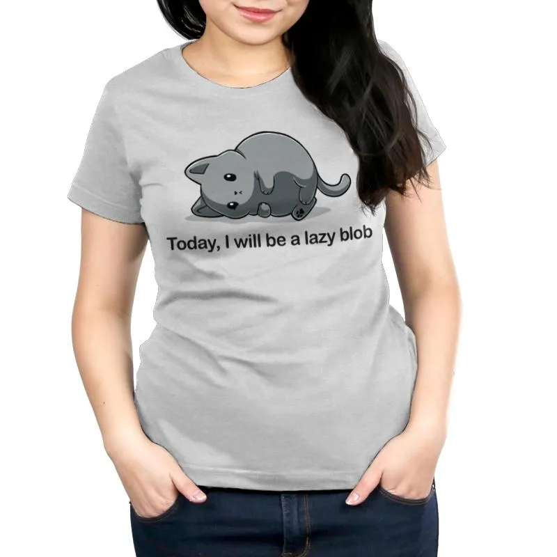 Today I Will Be A Lazy Blob sold by Teeturtle product image thumbnail 4