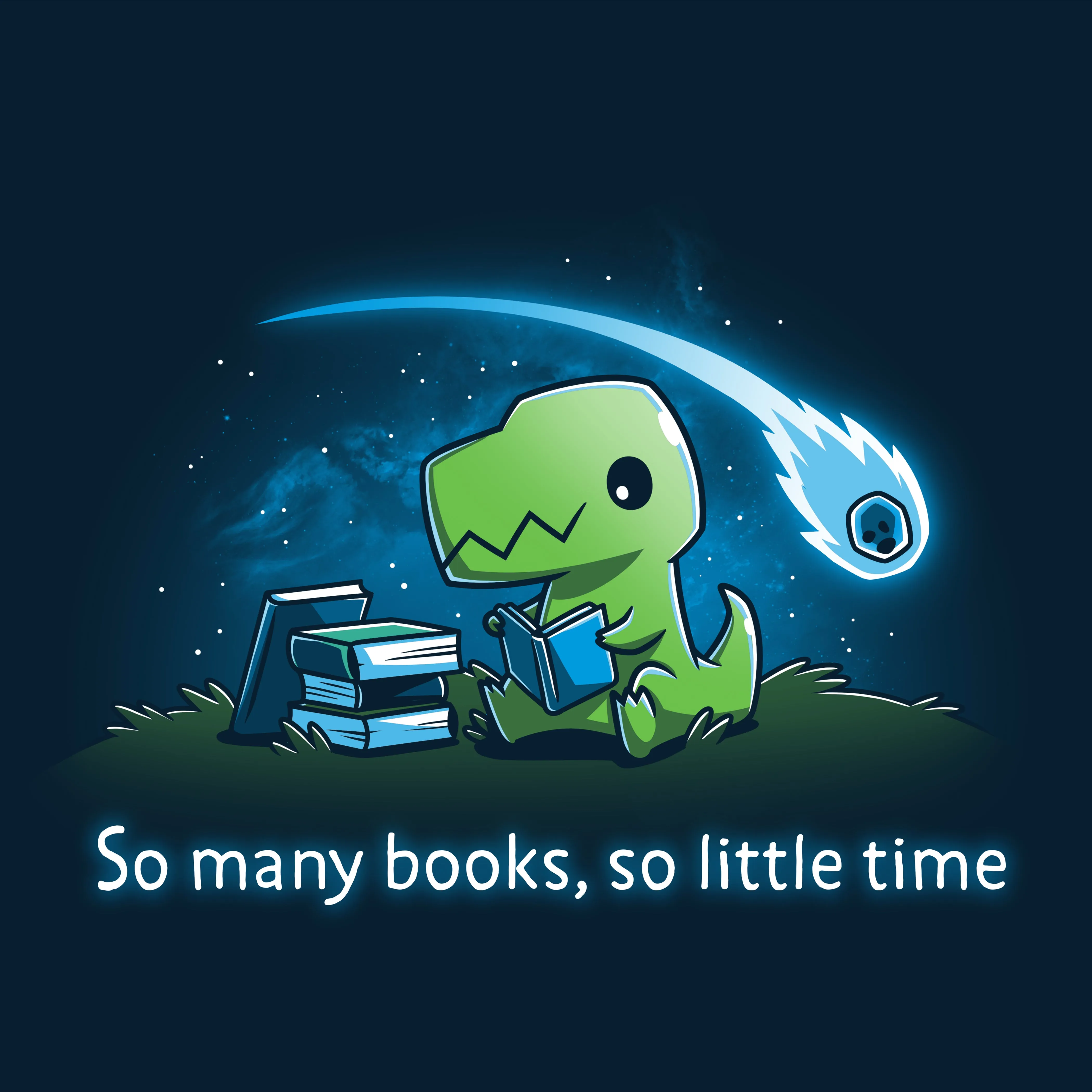 So Many Books, So Little Time (Dino) sold by Teeturtle
