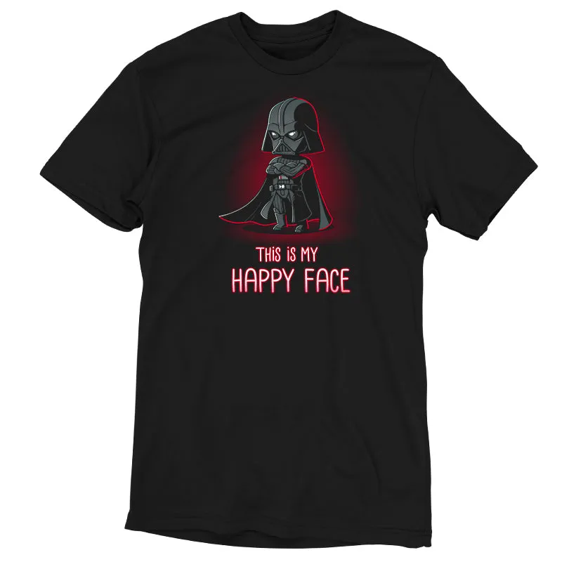 This Is My Happy Face (Darth Vader) sold by Teeturtle product image thumbnail 2
