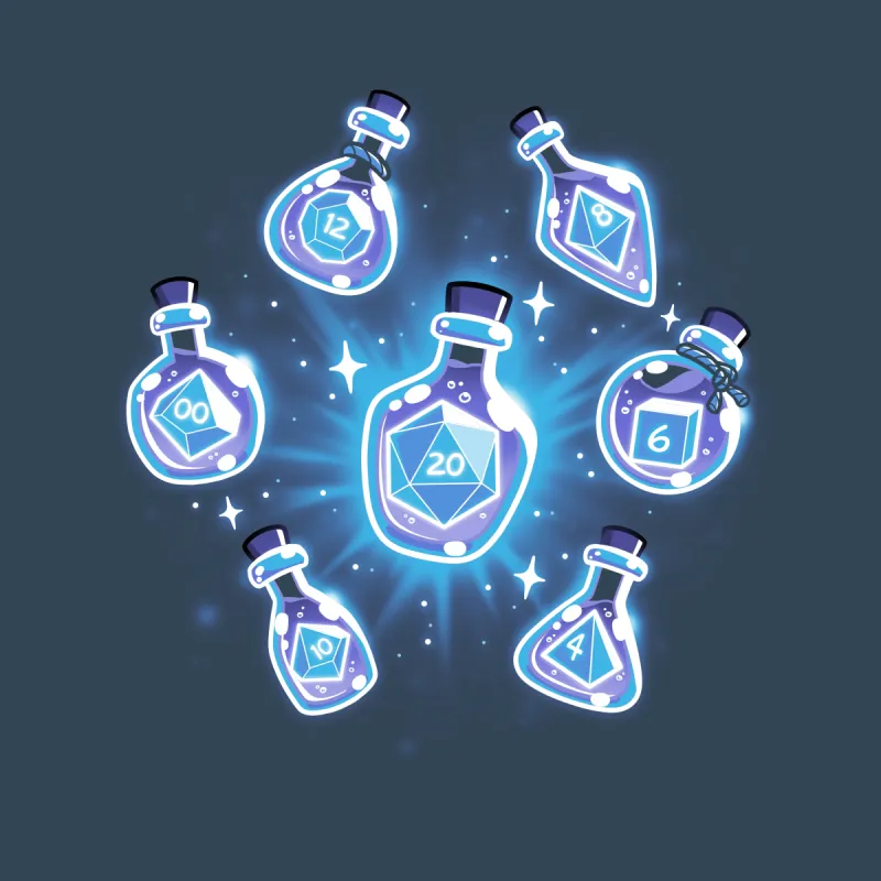 Bottled Dice sold by Teeturtle