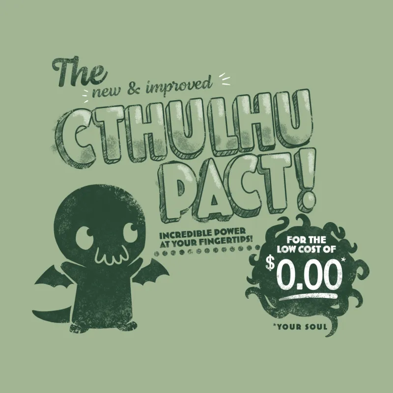 New & Improved Cthulhu Pact sold by Teeturtle