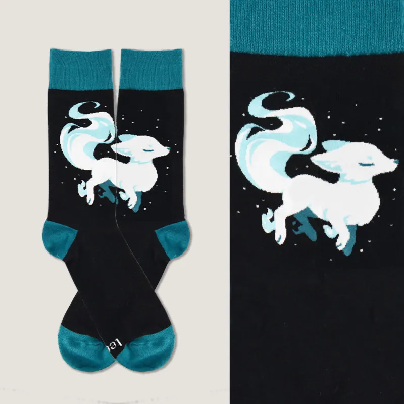 Ethereal Fox Socks sold by Teeturtle