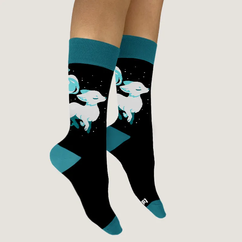 Ethereal Fox Socks sold by Teeturtle product image thumbnail 2