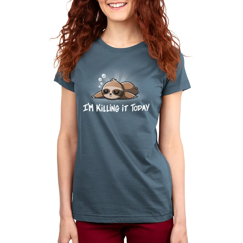 I'm Killing It Today sold by Teeturtle product image thumbnail 4