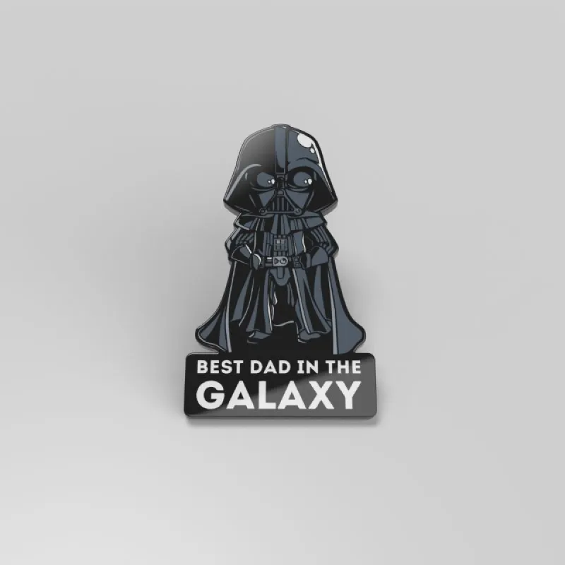 Best Dad in the Galaxy Pin sold by Teeturtle