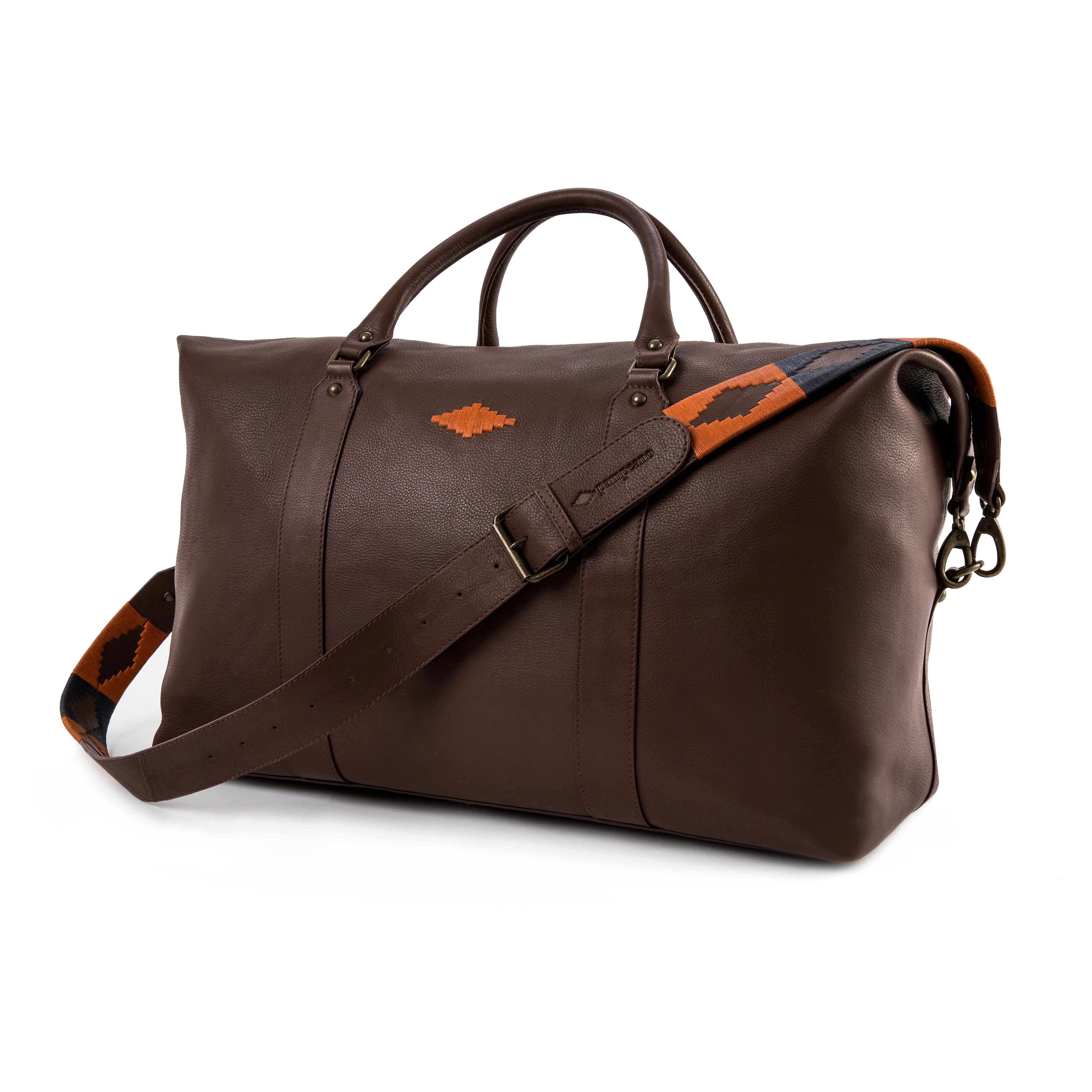 Caballero Large Travel Bag - Brown Leather sold by Pampeano product image thumbnail 2