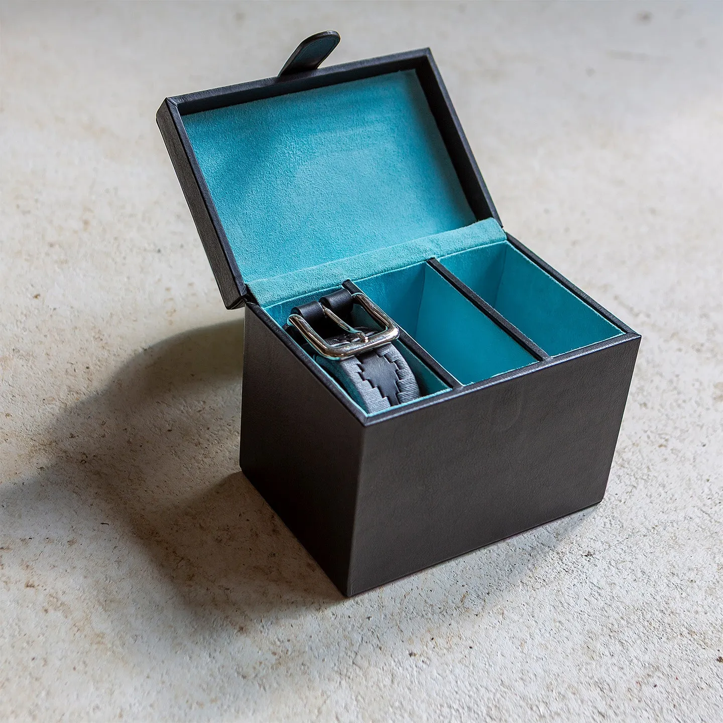 pampeano Three Belt Box - Brown Leather sold by Pampeano product image thumbnail 4