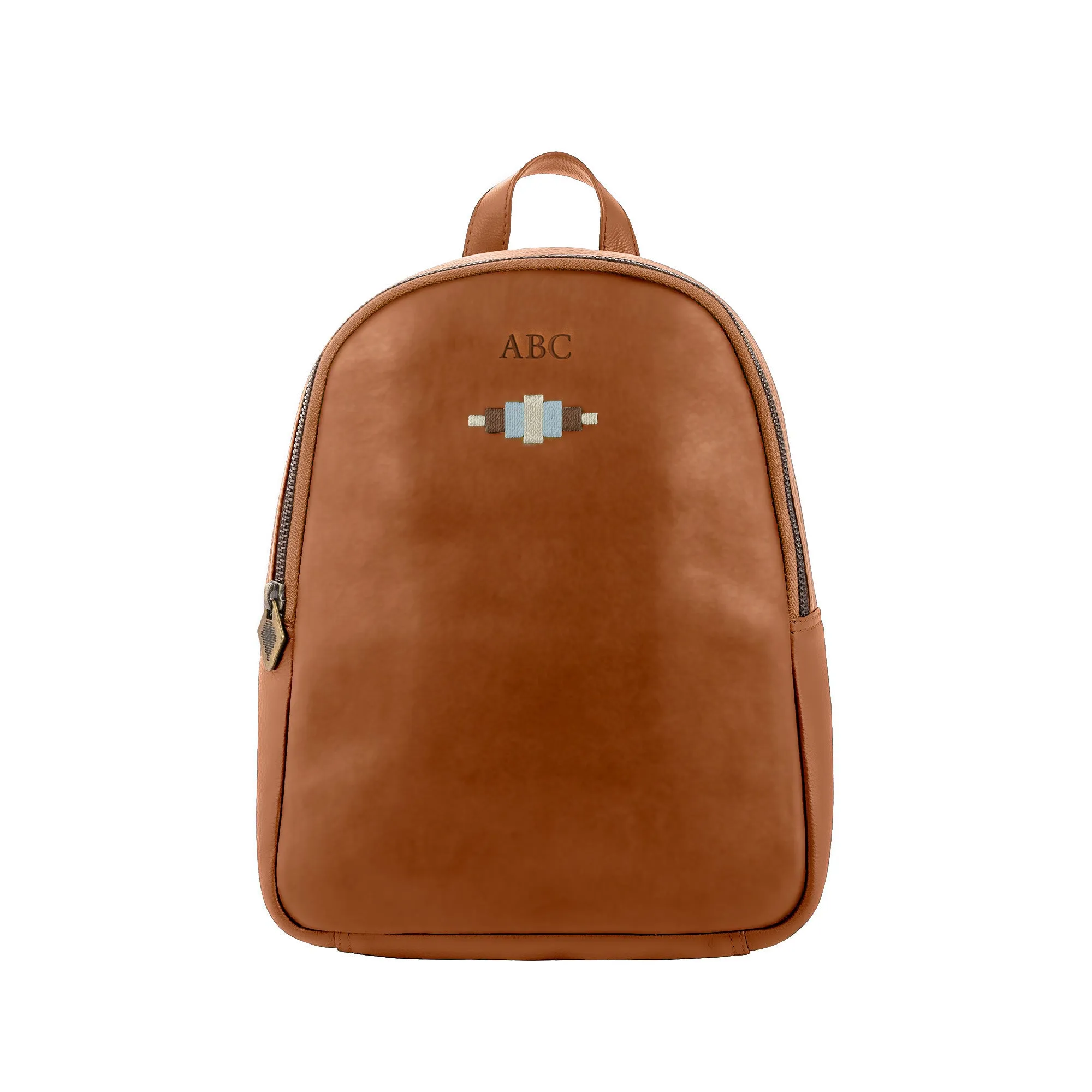 Viajera Small Backpack - Navy Leather sold by Pampeano product image thumbnail 3