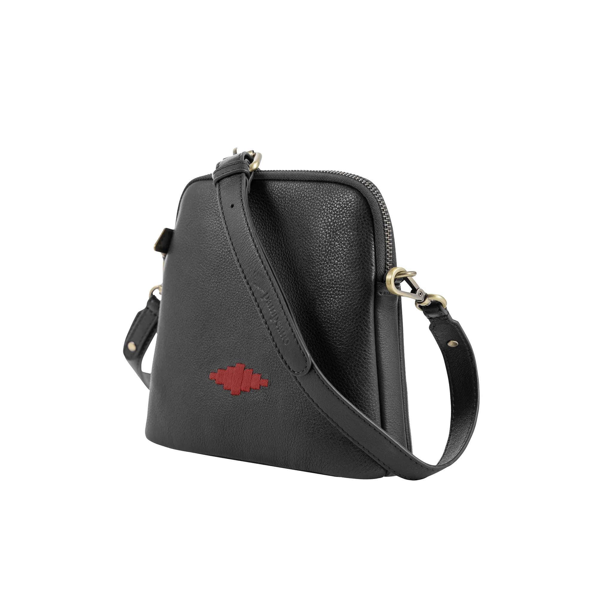 Belleza Crossbody Bag - Black Leather sold by Pampeano product image thumbnail 2