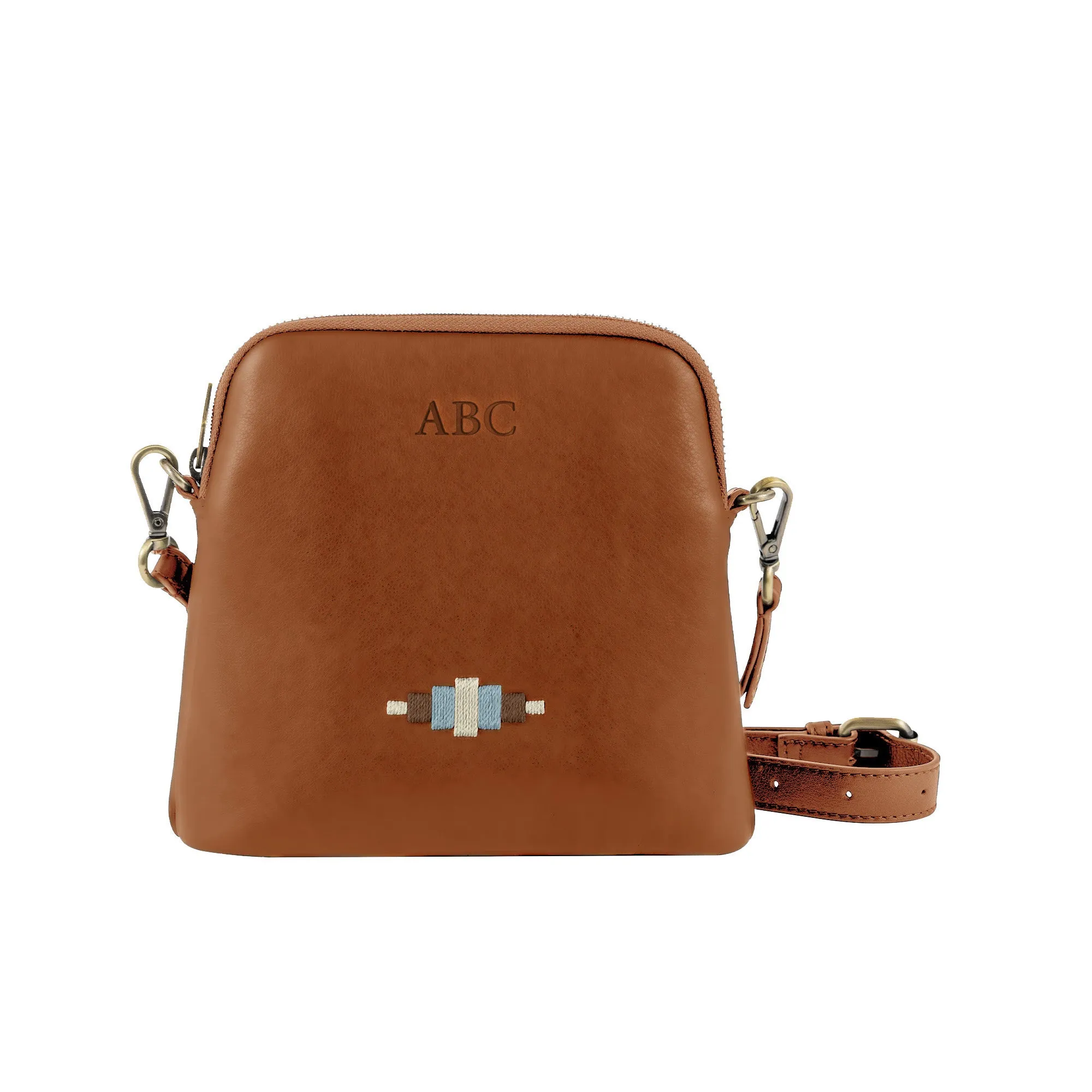 Belleza Crossbody Bag - Black Leather sold by Pampeano product image thumbnail 5