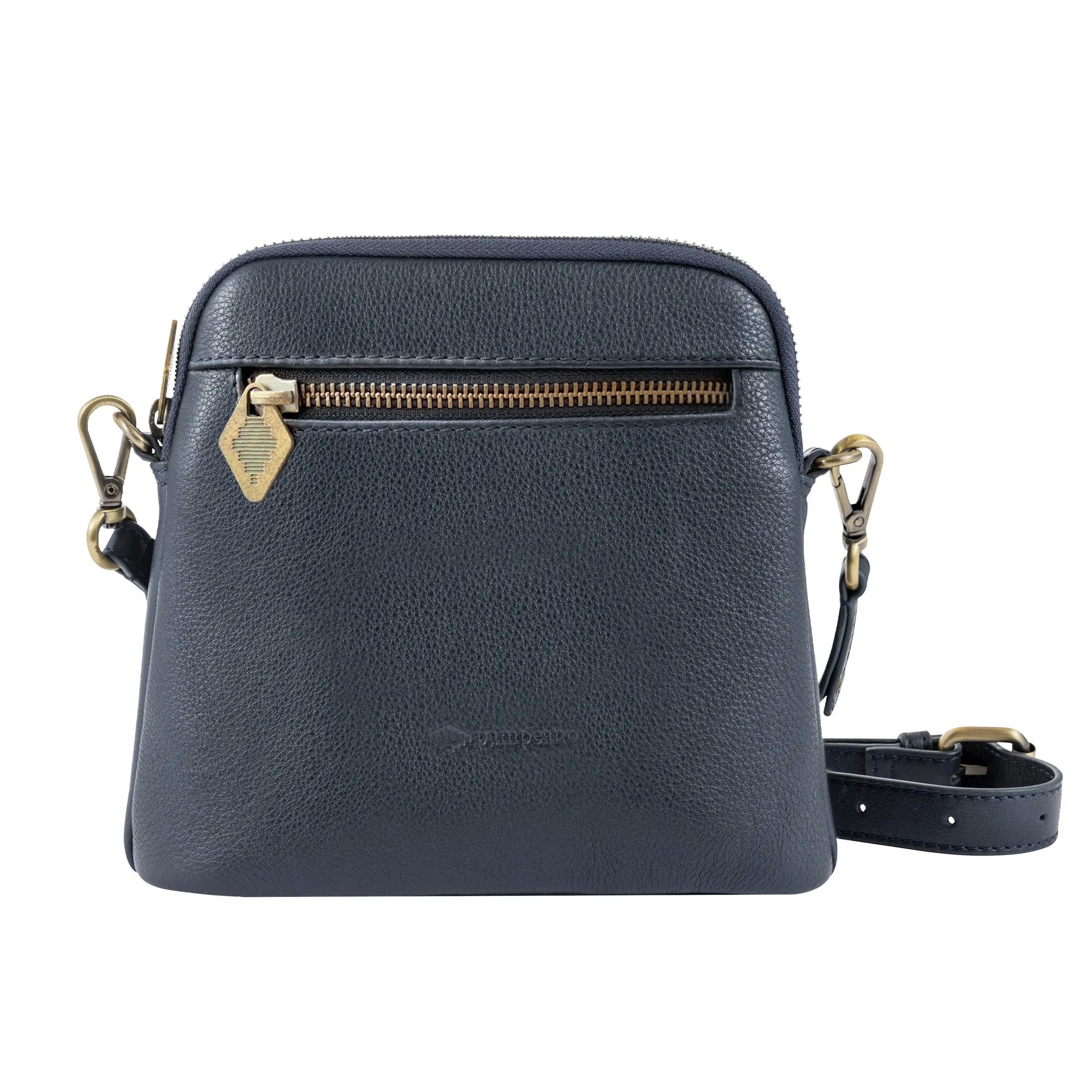 Belleza Crossbody Bag - Black Leather sold by Pampeano product image thumbnail 4