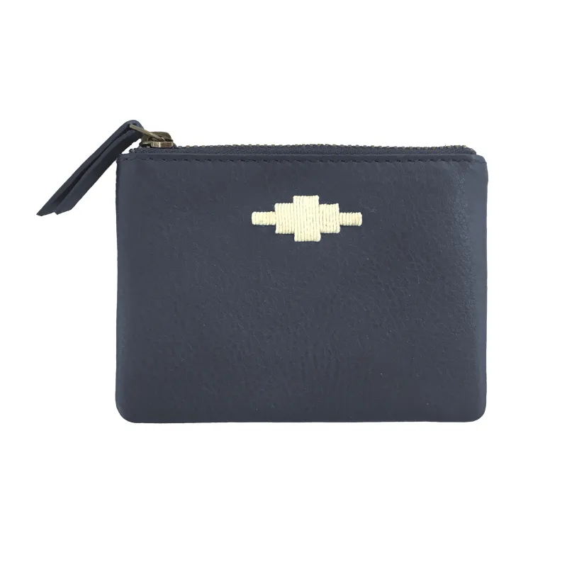 Cambio Pouch Purse - Navy Leather made by Pampeano