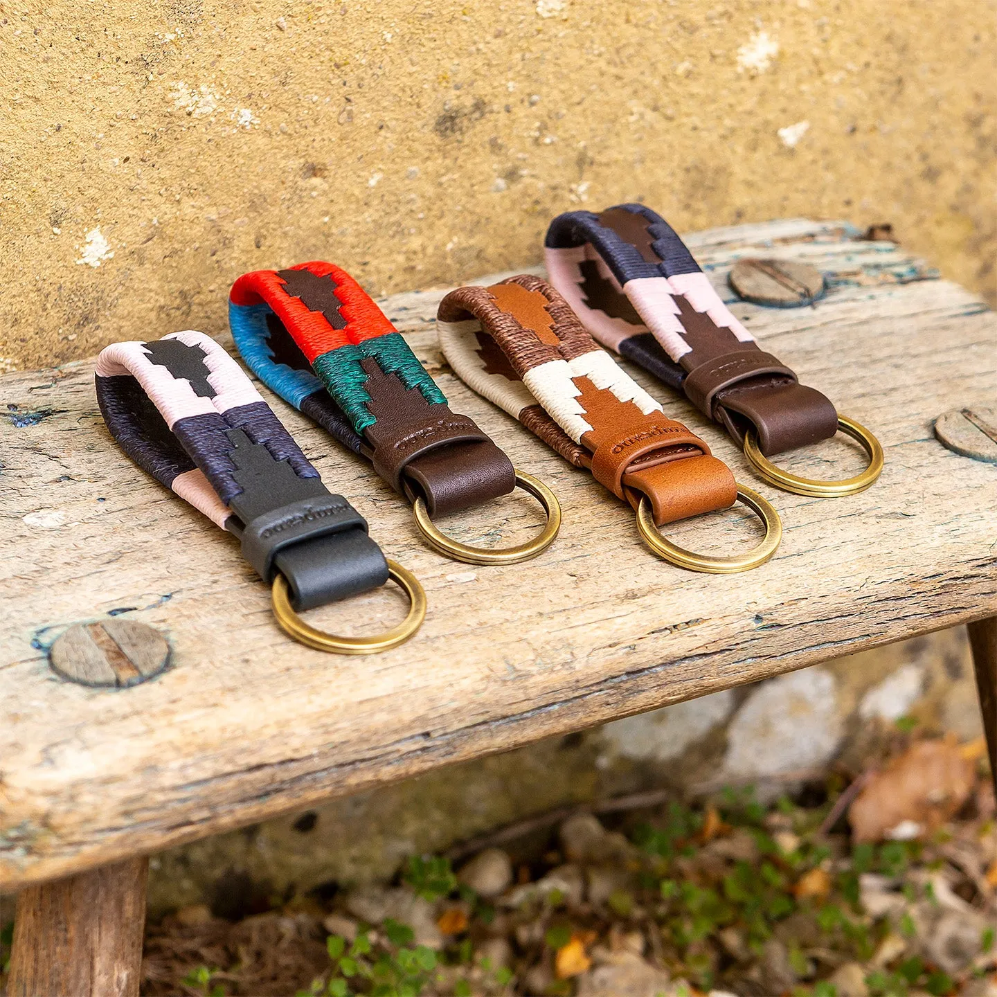 Charro loop keyring - navy leather sold by Pampeano product image thumbnail 5