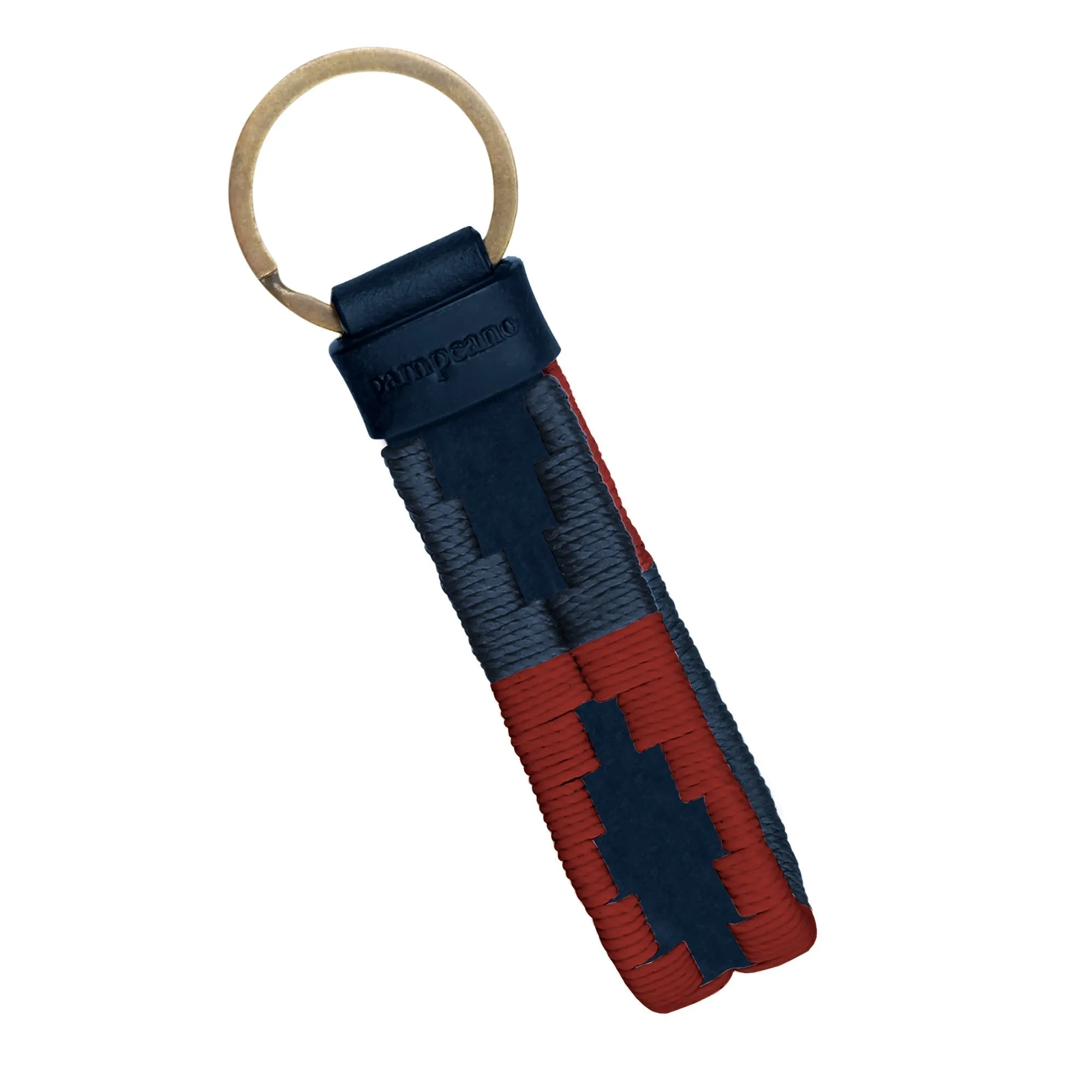 Charro loop keyring - navy leather sold by Pampeano product image thumbnail 3