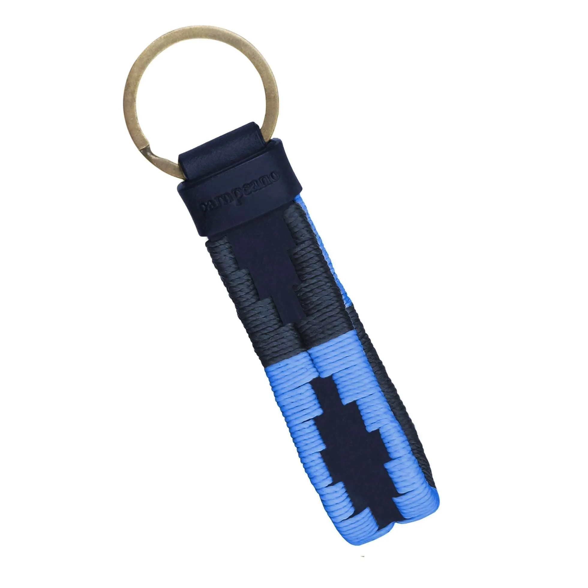 Charro loop keyring - navy leather sold by Pampeano product image thumbnail 2