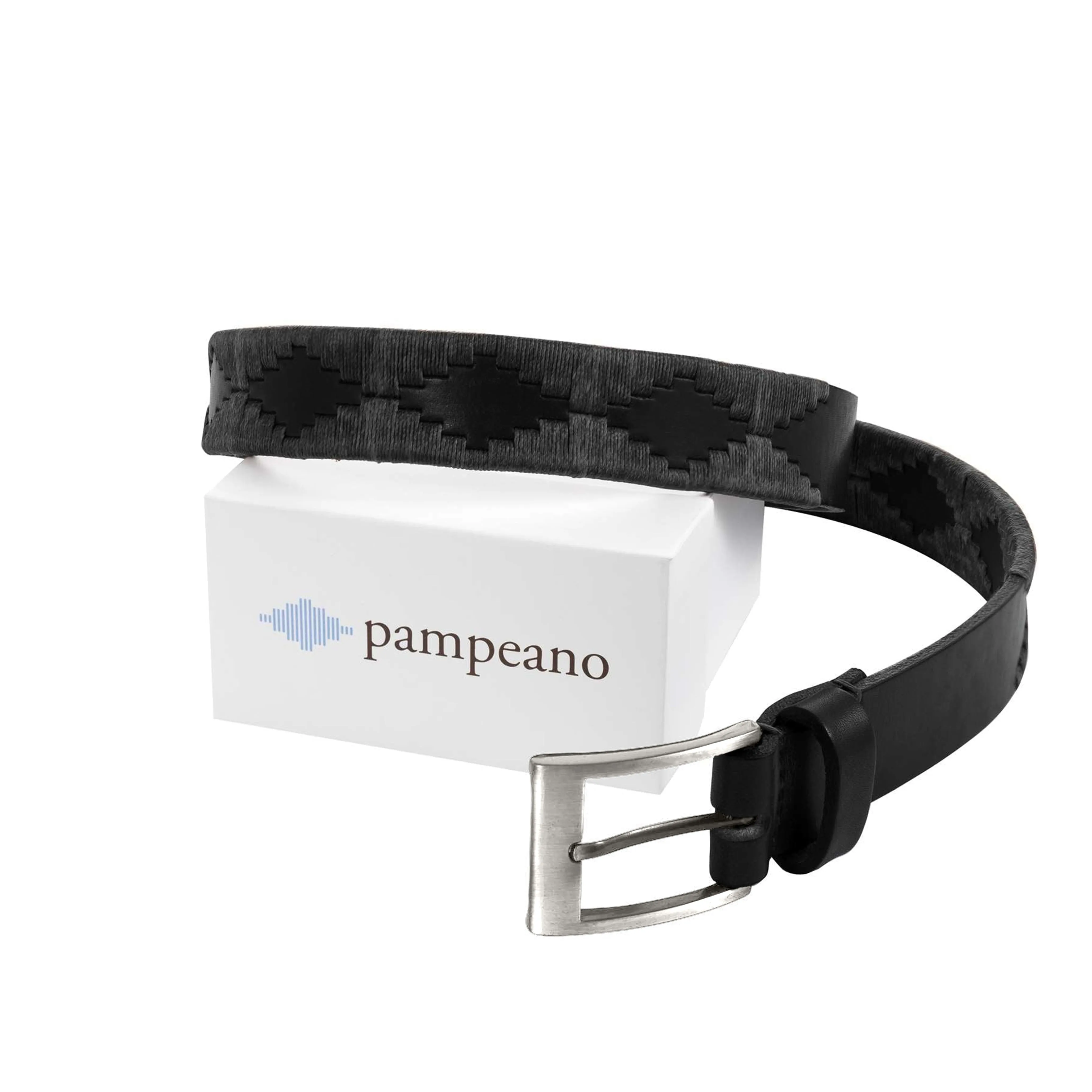 Bordado pampeano belt - black sold by Pampeano