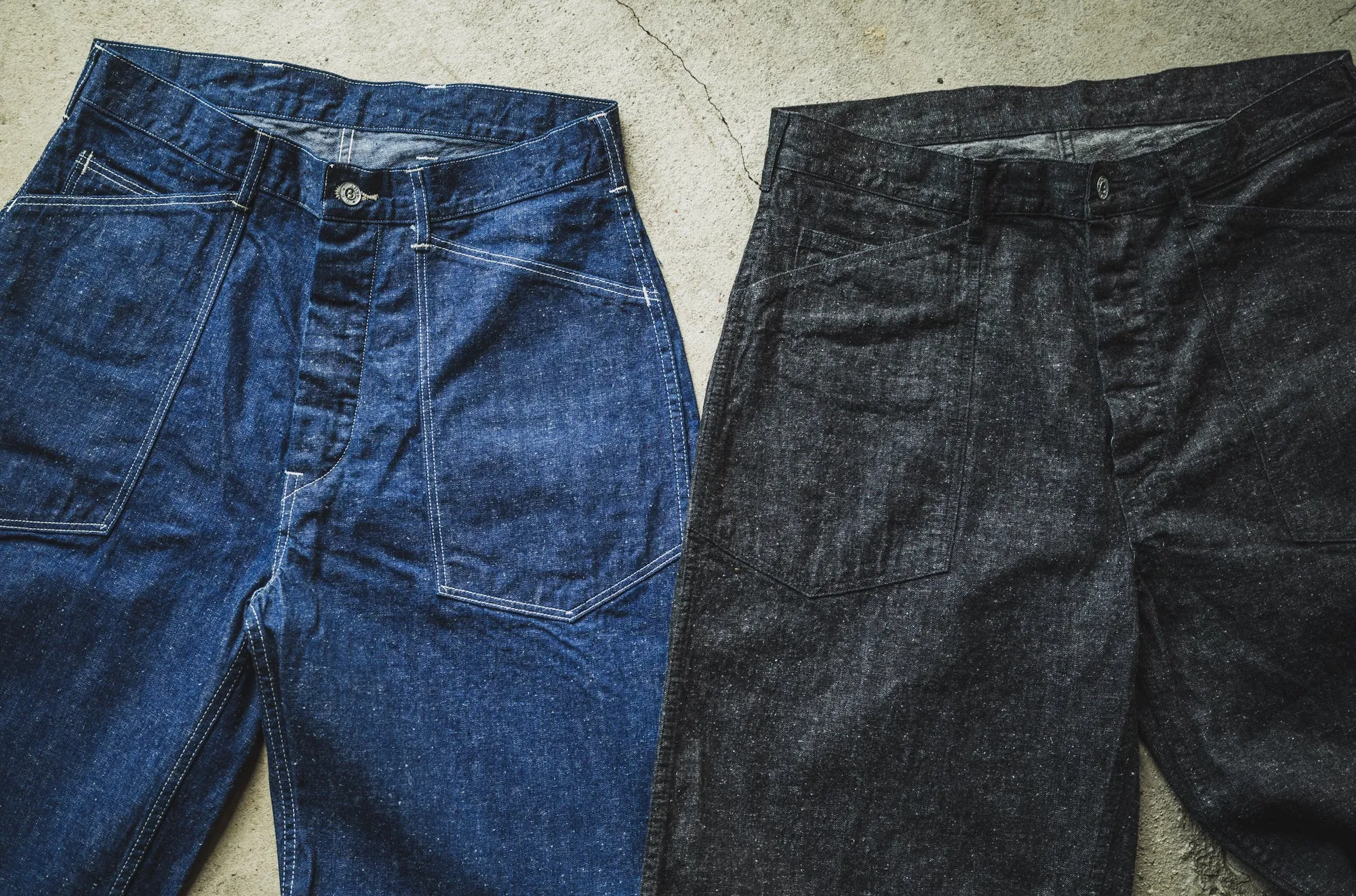 Catface Trousers 10.2oz sold by TCB Jeans