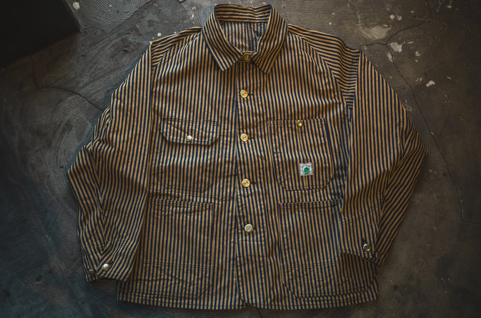 Cat Head Jacket Tabby Cat Stripe sold by TCB Jeans product image thumbnail 2