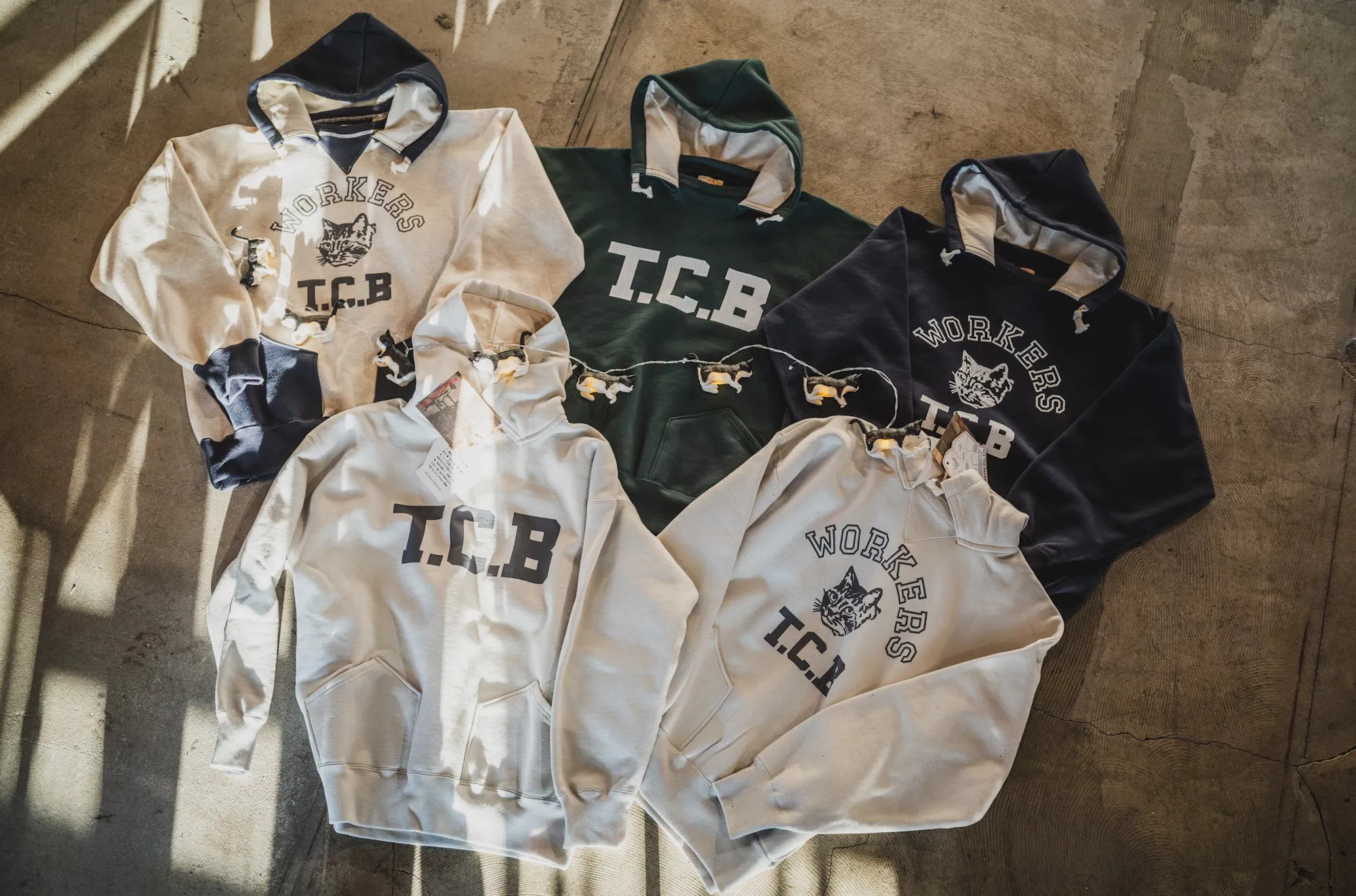 Workers & TCB. Added-on hoodie sweatshirt sold by TCB Jeans product image thumbnail 3