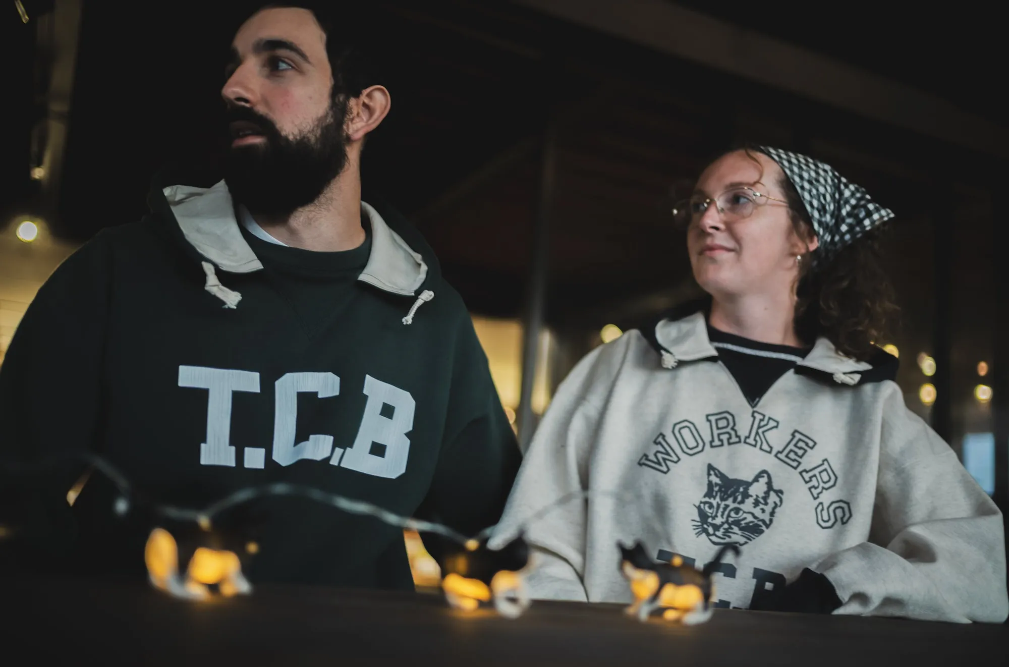 Workers & TCB. Added-on hoodie sweatshirt sold by TCB Jeans product image thumbnail 4