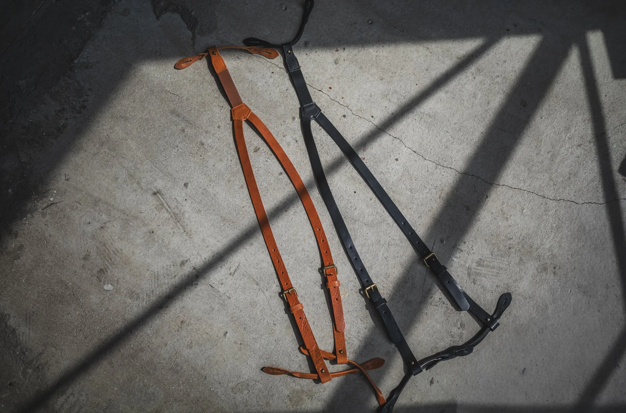 TCB Leather Suspenders sold by TCB Jeans product image thumbnail 2