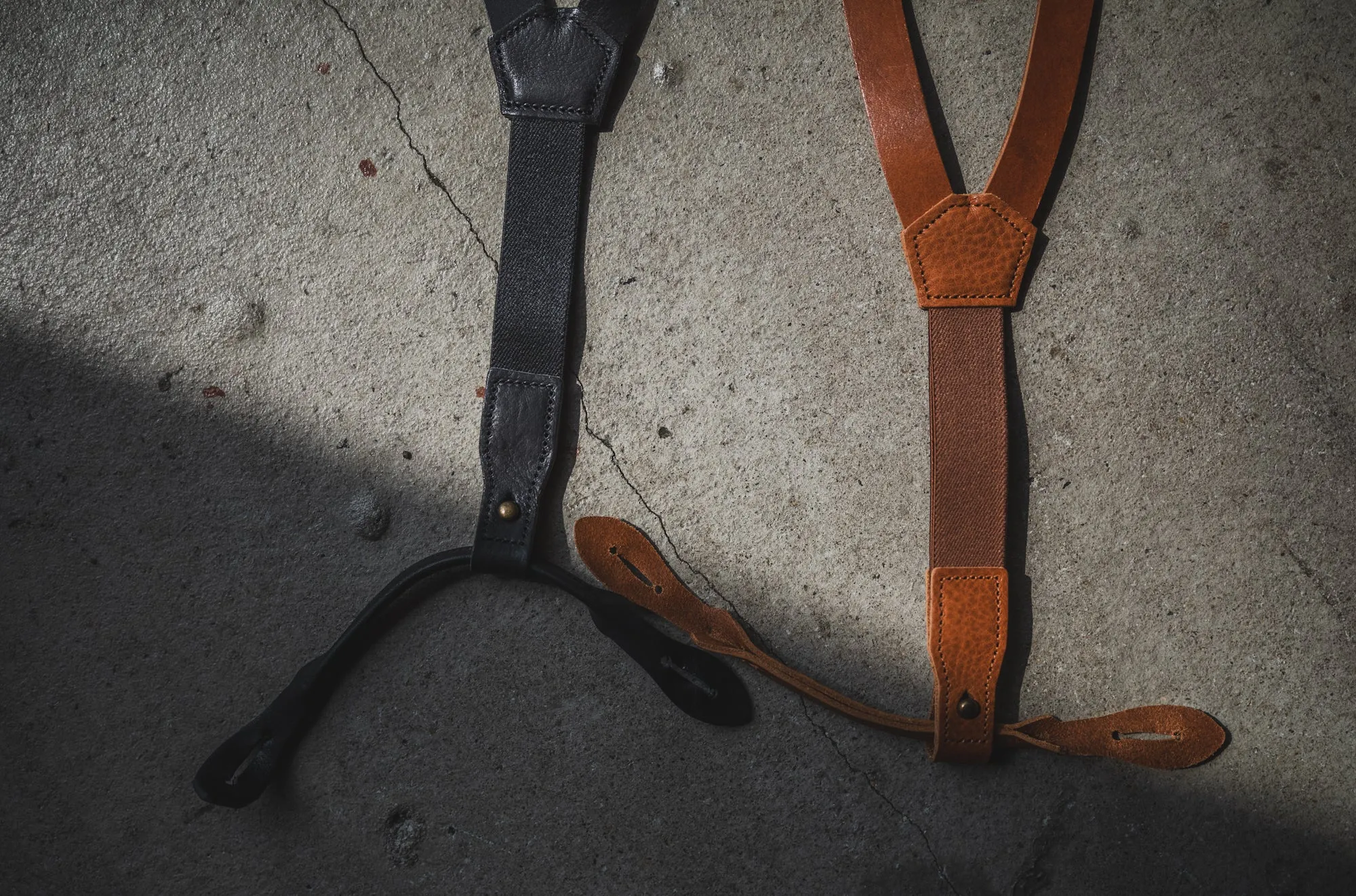TCB Leather Suspenders sold by TCB Jeans product image thumbnail 4