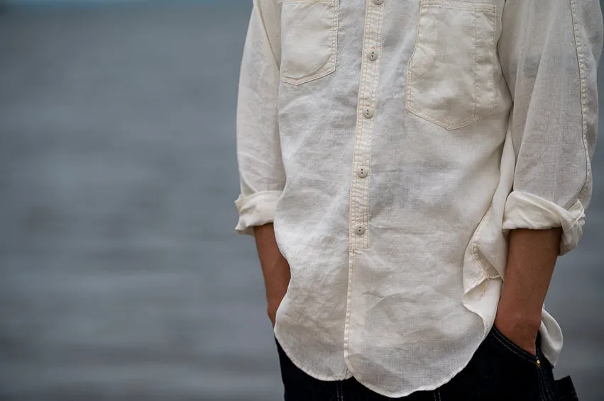 Detachable Collar Work Shirt sold by TCB Jeans
