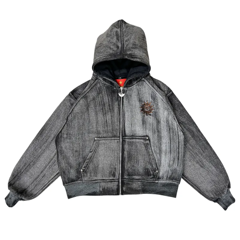 Obsidian WASH ZIP-UP made by klenam.co
