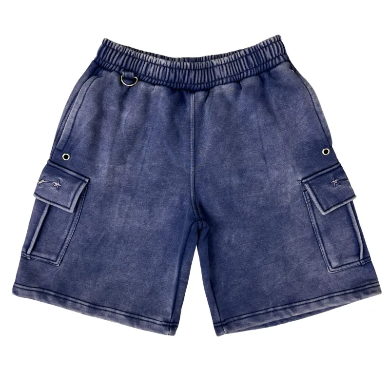 NAVY BLUE  Cargo Shorts made by klenam.co