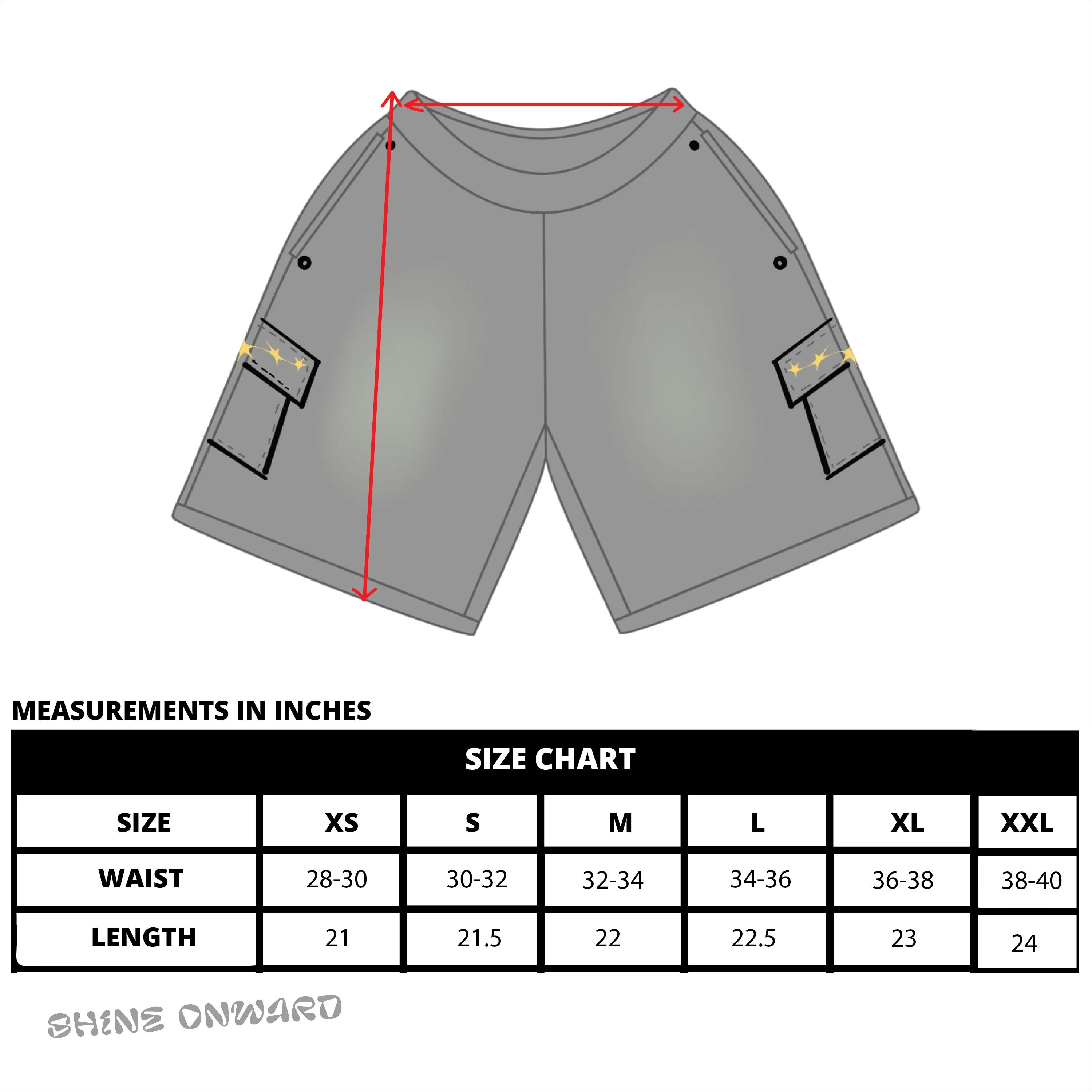 Obsidian Cargo Shorts sold by klenam.co product image thumbnail 5