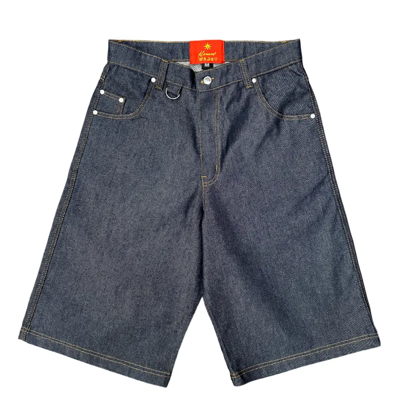14oz Raw Indigo Denim Jorts made by klenam.co