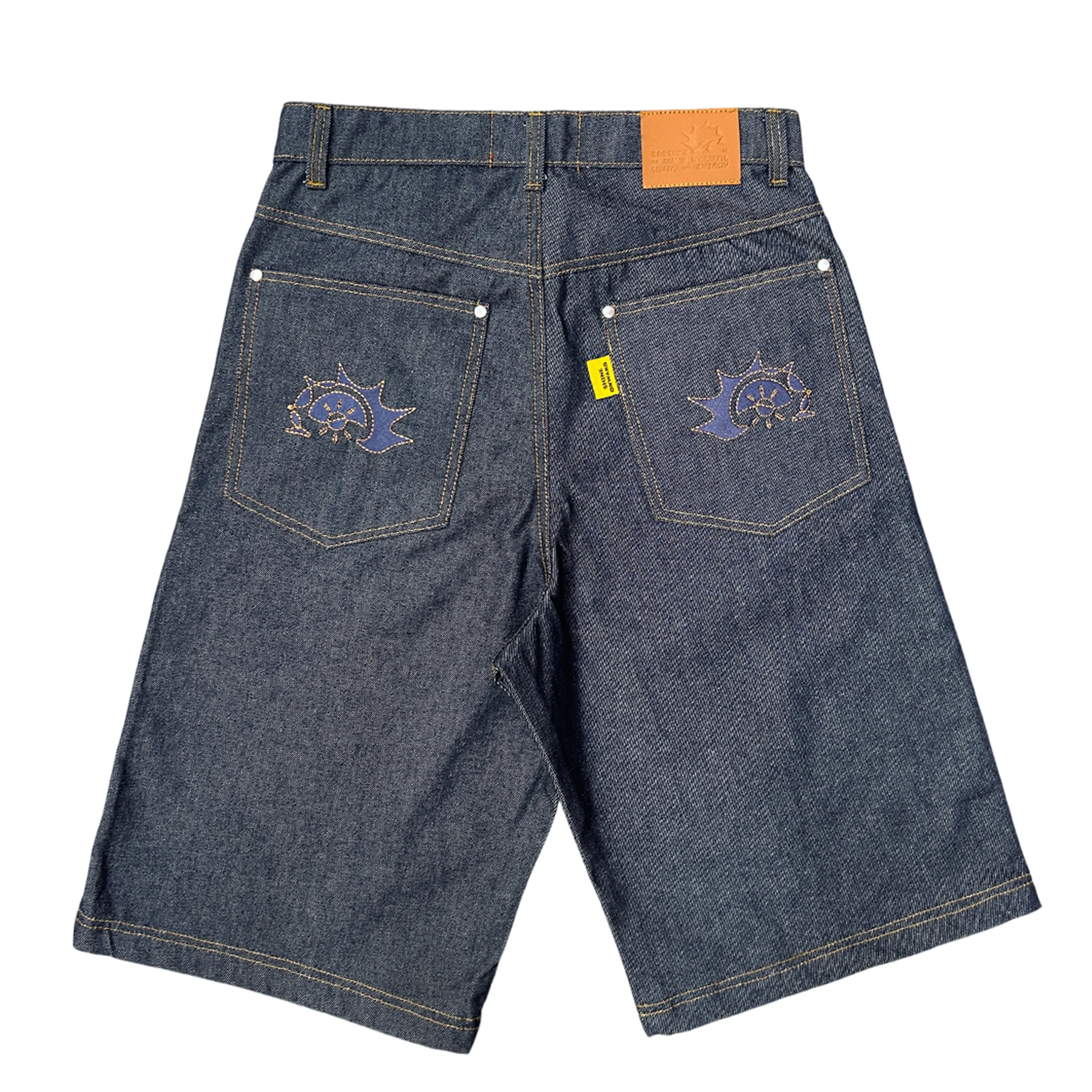 14oz Raw Indigo Denim Jorts sold by klenam.co product image thumbnail 2