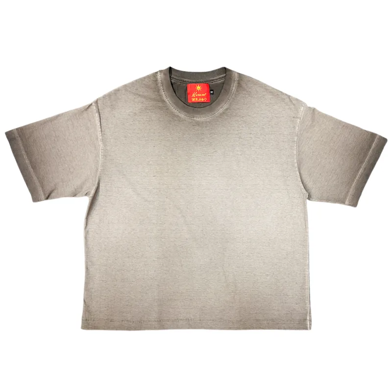 mocha sun faded tee made by klenam.co
