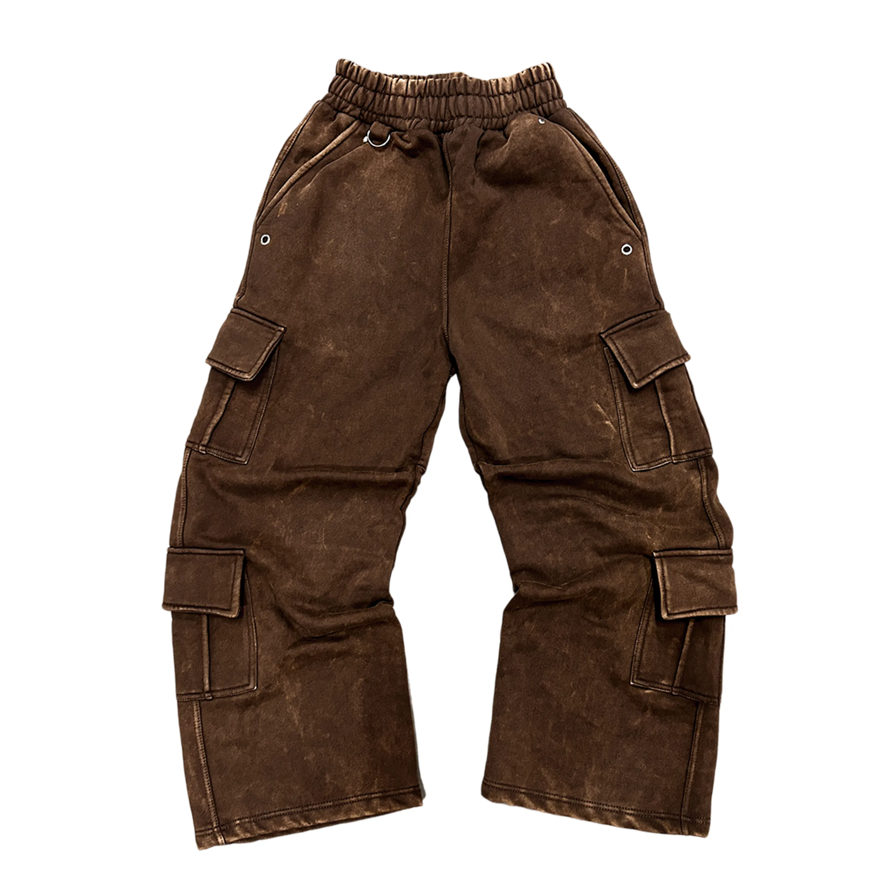MOCHA CARGO SWEATPANTS sold by klenam.co