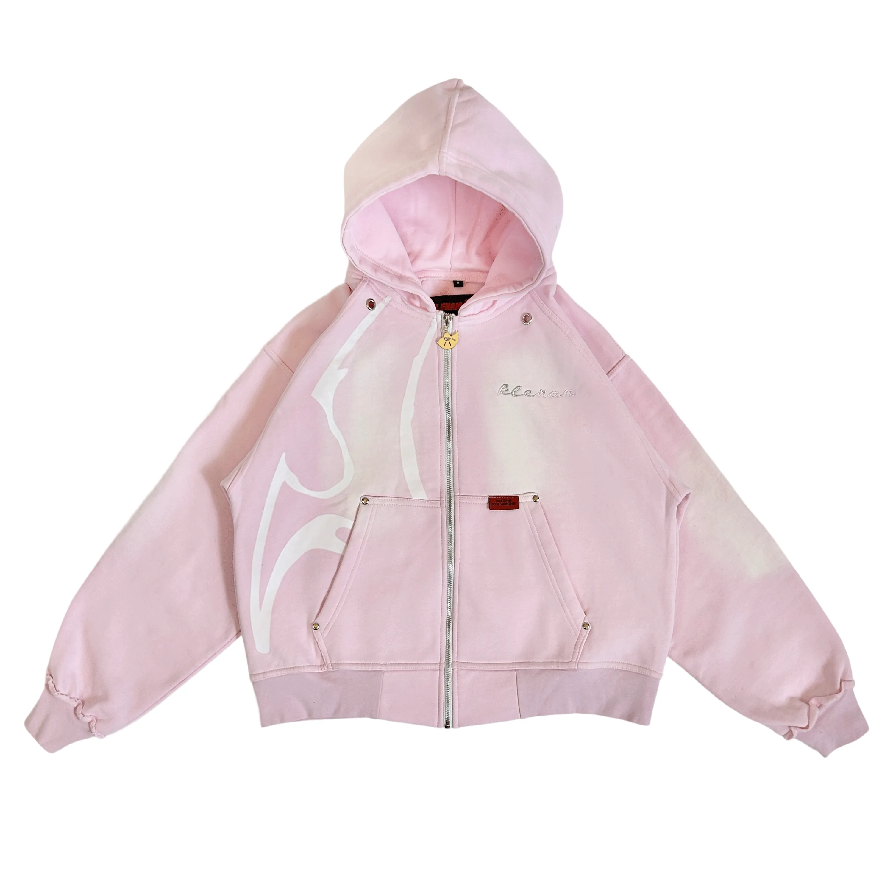 SOFT PINK ZIP-UP sold by klenam.co