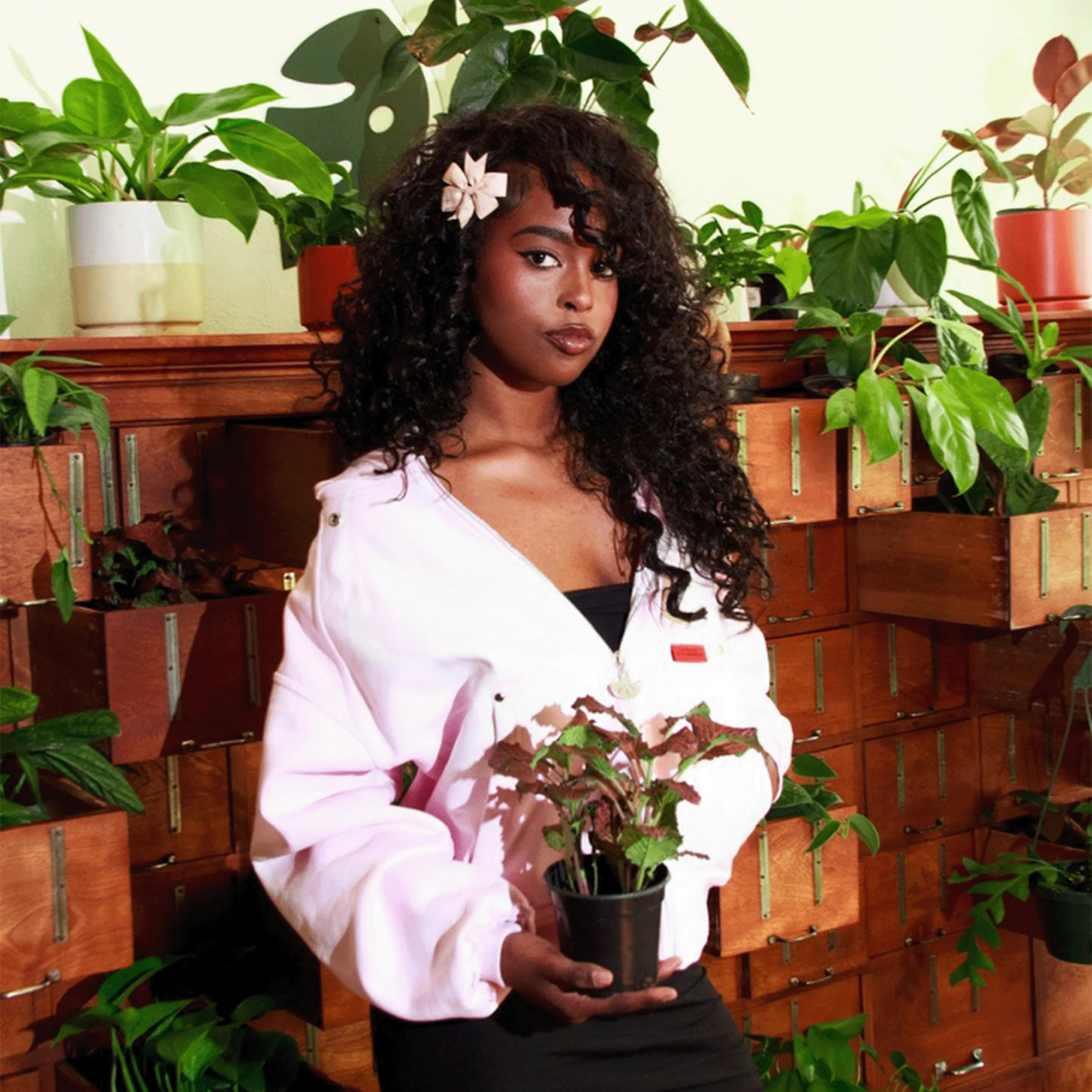 SOFT PINK ZIP-UP sold by klenam.co product image thumbnail 2