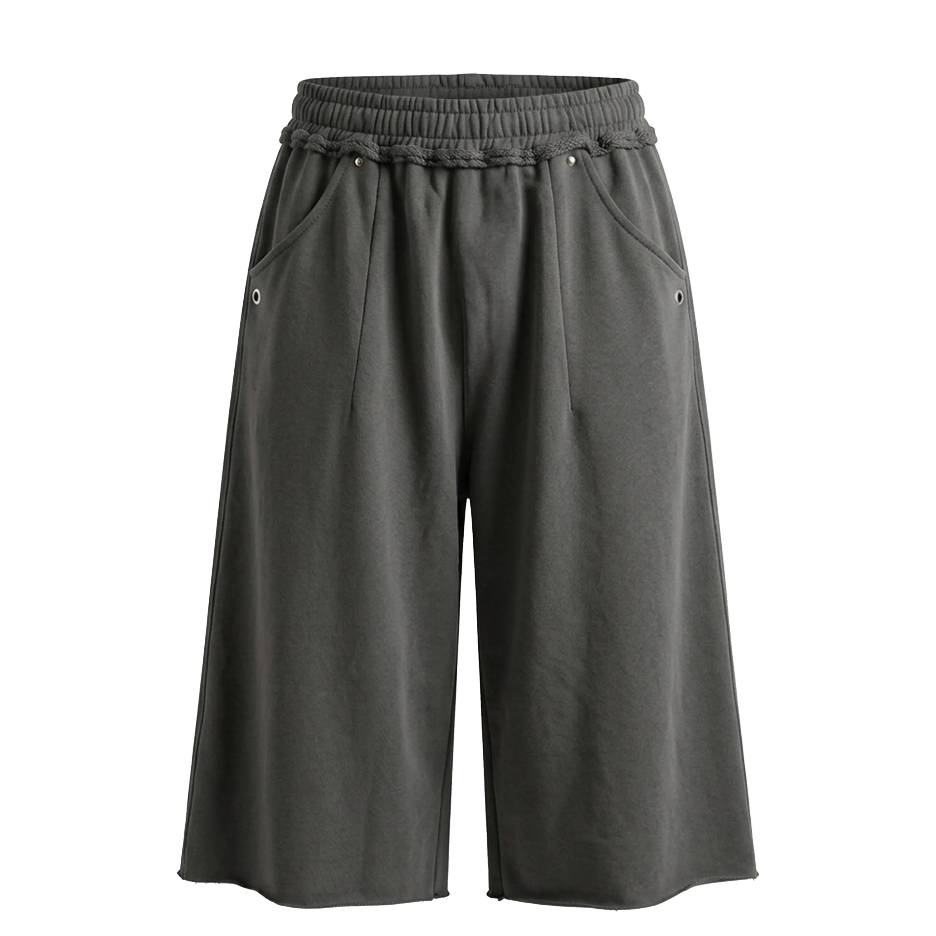 Ash Gray SweatSHORTS sold by klenam.co